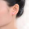 1 Pair Adabele Real Solid 925 Sterling Silver Hypoallergenic Stud Earrings Dainty Small Tiny Star Ear Studs for Women Birthday Gift SSE92-1 view 2
