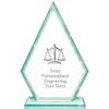 Real Crystal 7" Scales of Justice Trophy, Custom Engraved Scales of Justice Greenwhich Arrowhead Crystal Award, Choose Your Own Engraving Text, Prime view 1