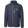 Cutter & Buck Men's Navy New Orleans Saints Americana Rainier Full-Zip Jacket view 1