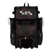 Boombah Rolling Superpack 2.0 Scratch Baseball/Softball Gear Bag - 23-1/2" x 13-1/2" x 9-1/2" - Black/Maroon - Telescopic Handle - Holds 4 Bats - Wheeled Version view 1