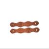 Downunder Horsemanship Plain Slobber Straps (Chestnut Roughout, One-Piece) view 1