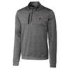 Cutter & Buck Men's Gray Arizona Cardinals Stealth Quarter-Zip Jacket view 1