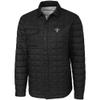 Cutter & Buck Men's Black New Orleans Saints Rainier Shirt Jacket view 1