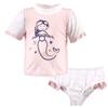 Hudson Baby Unisex Swim Rashguard Set, Pink Mermaid, 9-12 Months view 1