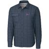 Cutter & Buck Men's Charcoal Buffalo Bills Big & Tall Rainier Shirt Jacket view 1