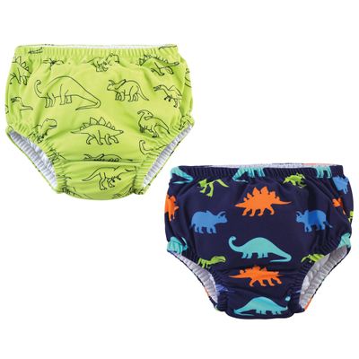 Hudson Baby Unisex Baby Swim Diapers, Dinosaurs, 6-12 Months