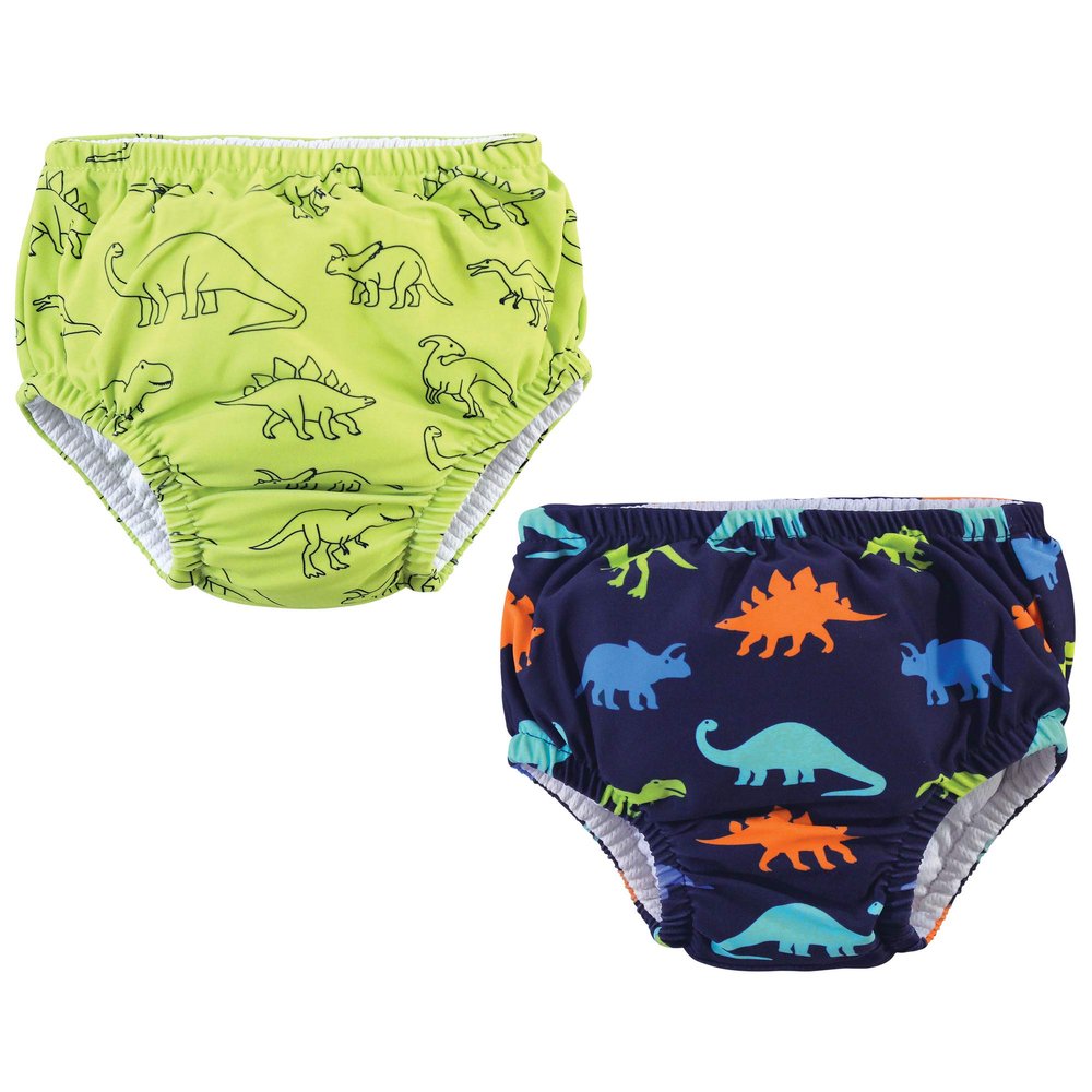 Hudson Baby Unisex Baby Swim Diapers, Dinosaurs, 6-12 Months