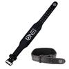 One Gym Weight Lifting Gym Belt Adjustable Premium Leather Black (Medium) view 1