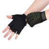 Kids Half Finger Cycling Gloves - Breathable Non Slip Bike Riding Gloves with UV Protection for Boys & Girls Aged 6-10 view 2