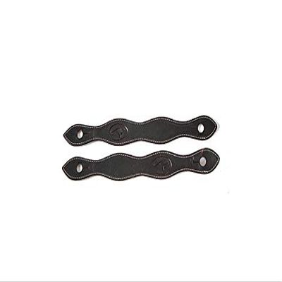 Downunder Horsemanship Plain Slobber Straps (Chocolate, One-Piece)