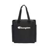 Champion unisex adult Signal Gym Tote Bags, Black/Reflective Silver, One Size US