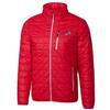 Cutter & Buck Men's Red Detroit Lions Americana Rainier Full-Zip Jacket view 1