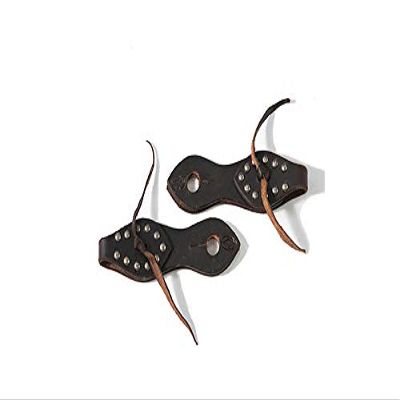 Downunder Horsemanship Dotted Slobber Straps (Chocolate Dotted, Two-Piece)