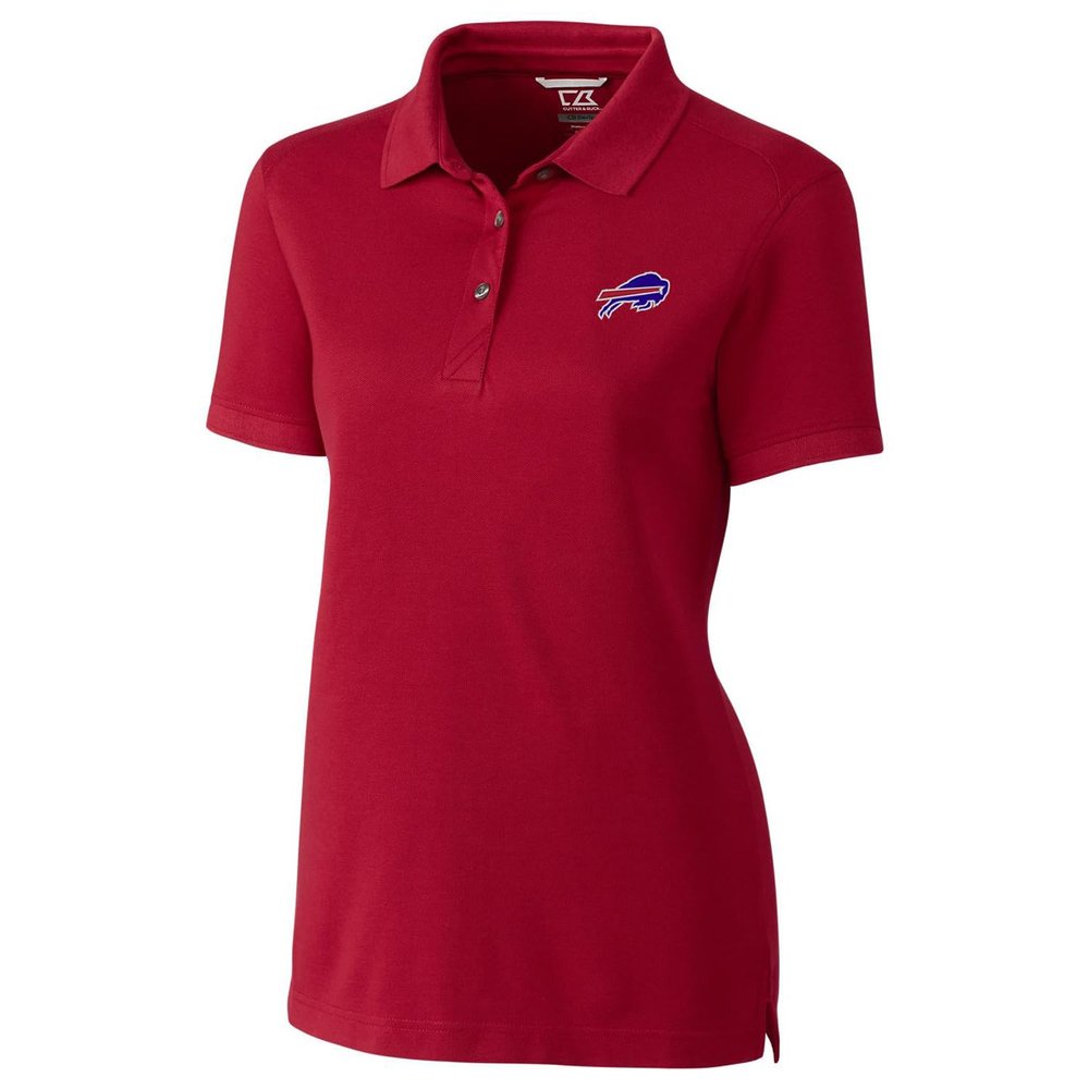 Cutter & Buck Women's Red Buffalo Bills Advantage Polo
