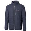 Cutter & Buck Men's Navy Miami Dolphins Americana Rainier Full-Zip Jacket view 1