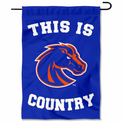 Boise State Broncos This is Broncos Country Garden Banner Flag