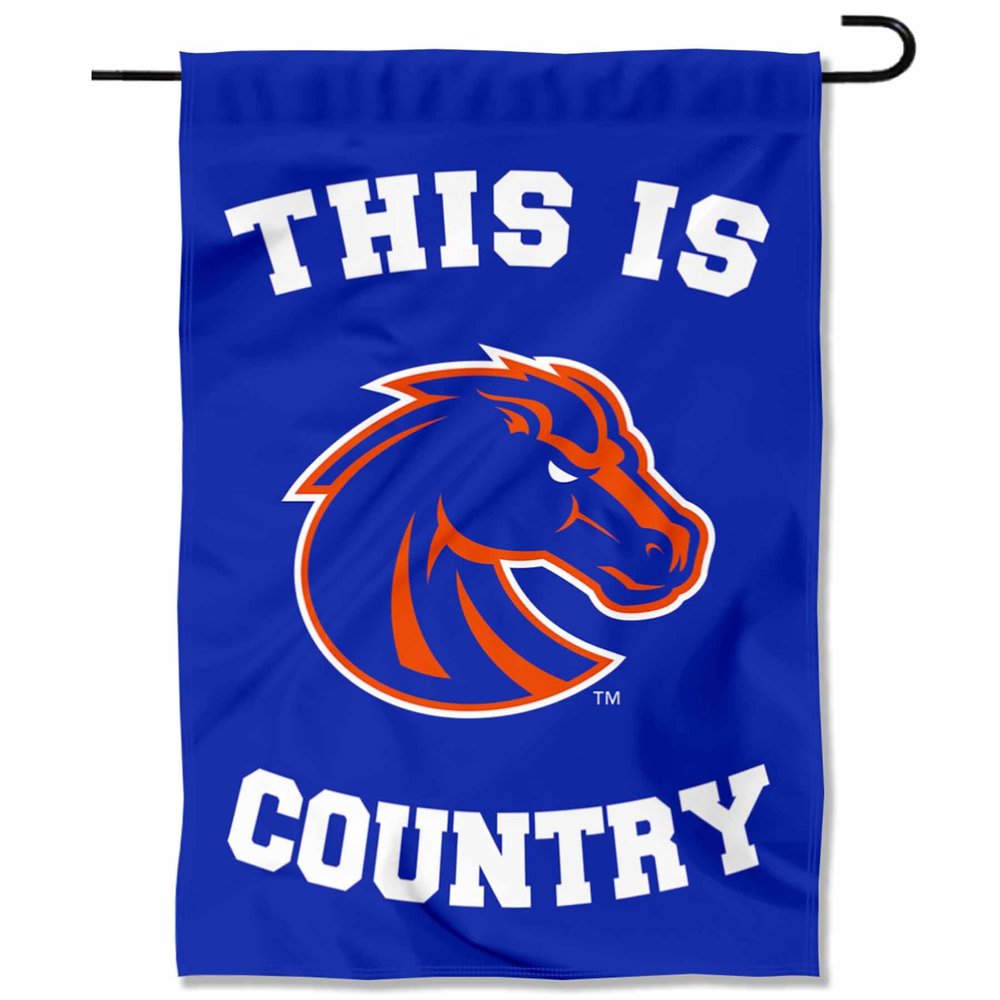 Boise State Broncos This is Broncos Country Garden Banner Flag
