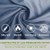 Frelaxy Sleeping Bag Liner with Full-Length Zipper & Pillow Pocket, Comfy & Easy Care Travel & Camping Sheet, 4 Seasons Warm Cold Weather, Adults & Kids Great for Travel, Backpacking, Hiking (Navy) view 2