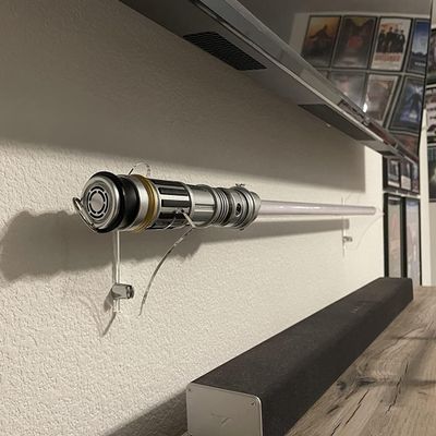 WANLIAN Lightsaber Stand Wall-Mounted Lightsaber Stand Suitable for Lightsaber Stand Lightsaber Sword Lightsaber Saber (Transparent 1 PES)