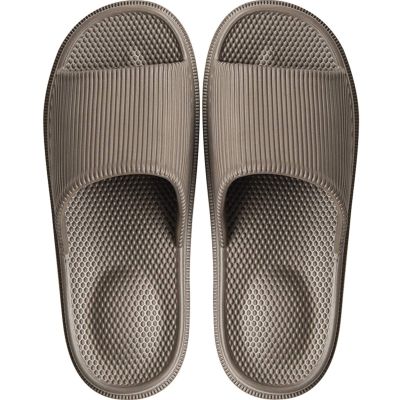 HNGM Sliders Ladies Slippers Summer Men's Slippers Shower Sandals Bathroom Soft Sole Slippers (Color : Coffee, Shoe Size : 36)