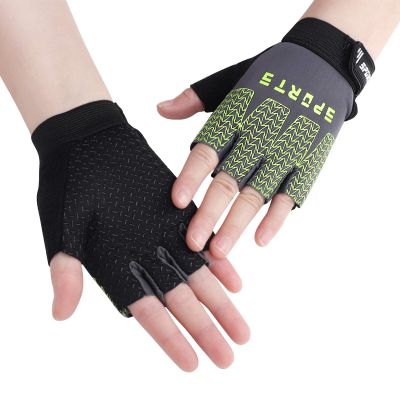 Kids Half Finger Cycling Gloves - Breathable Non Slip Bike Riding Gloves with UV Protection for Boys & Girls Aged 6-10