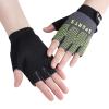 Kids Half Finger Cycling Gloves - Breathable Non Slip Bike Riding Gloves with UV Protection for Boys & Girls Aged 6-10 view 1