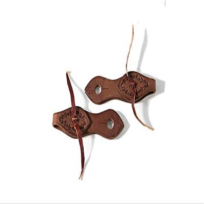 Downunder Horsemanship Stamped Slobber Straps (Barbwire, Two-Piece)