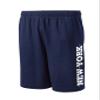 Wally's Custom Apparel New York Shorts Navy Blue with Side Pockets Mens (X-Large) view 1