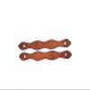 Downunder Horsemanship Dotted Slobber Straps (Chestnut Dotted, One-Piece) view 1