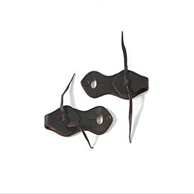 Downunder Horsemanship Plain Slobber Straps (Chocolate, Two-Piece)