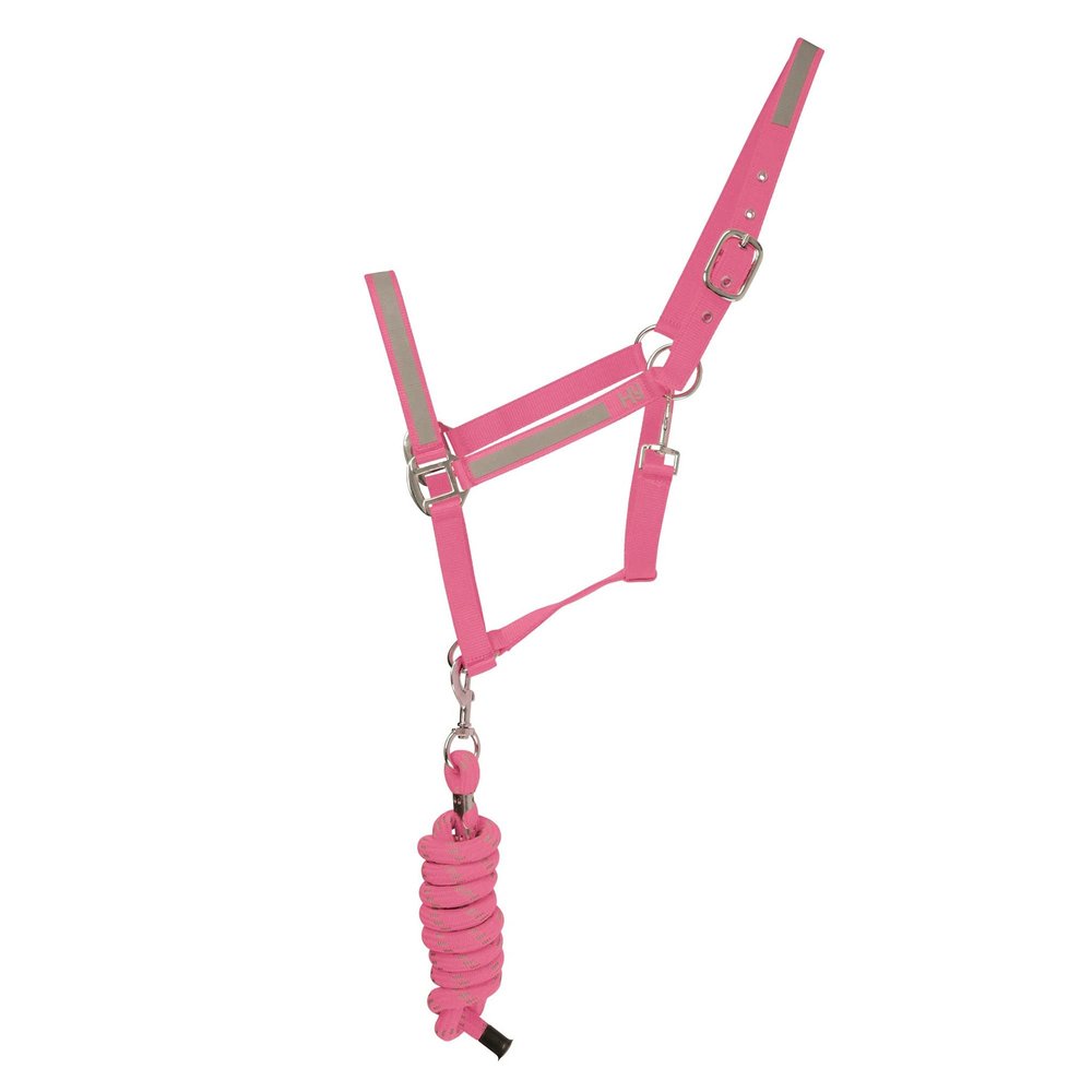 HyVIZ Reflector Halter and Lead Rope (Pony) (Pink)