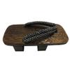 Ez-sofei Japanese Traditional Shoes Clogs Wooden Geta Sandals for Men Black-a view 2