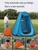 OULLYY 1-2 Person Portable Pop Up Shower Privacy Shelter Tents with 3 Windows, Waterproof Anti-UV Picnic Camping Fishing Shelter Tent, Outdoor Dressing Room Beach Isolation Sun Shelter (Camouflage) view 4