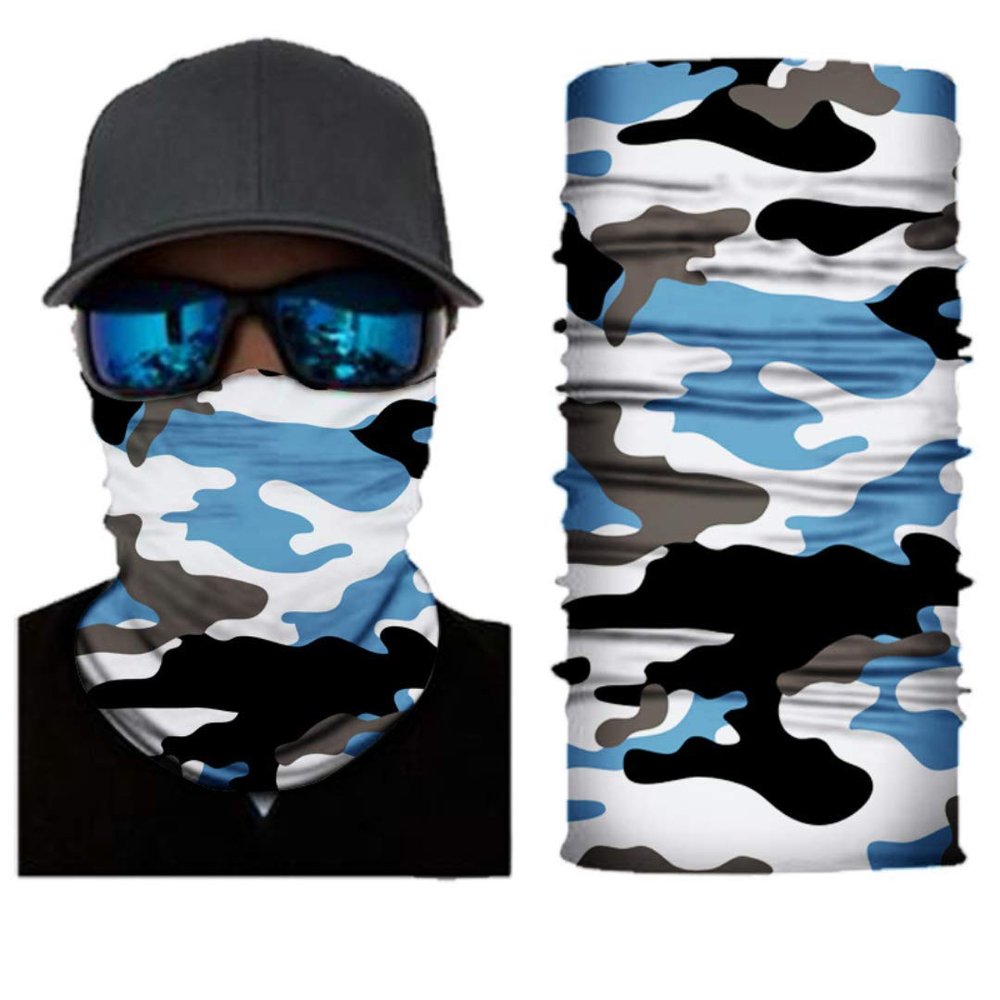 New Men's and Women's Neck Gaiter, Breathable face mask and baclava Headband Seamless