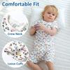 Zanie Kids Baby Toddler Pajamas Short Sleeve Homewear Top & Pants Summer Sleepwear Cotton Pjs Sets Car 73cm 6-9 Months view 3