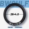 BWSHLF Fat Tire Bike, 26 x 4.0 F/V 33mm Presta Valve Inner Tube, High Air Tightness, Anti-Puncture, with 2 Tire Levers Included 2 Pack view 2