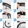 BWSHLF Fat Tire Bike, 26 x 4.0 F/V 33mm Presta Valve Inner Tube, High Air Tightness, Anti-Puncture, with 2 Tire Levers Included 2 Pack view 4