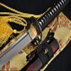 GLW Sword Hand Forged Full Tang Japanese Samurai Katana Sword 1060 High Carbon Steel Flower Alloy Tsuba Oil Quenched Mirror Surface Blade view 3