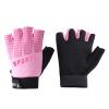 Kids Half Finger Cycling Gloves - Breathable Non Slip Bike Riding Gloves with UV Protection for Boys & Girls Aged 6-10 view 4