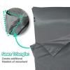 Frelaxy Sleeping Bag Liner, Adult Sleep Sack & Travel Sheets & Travel Sleep Sack for Backpacking, Hotel, Hostels & Traveling, Comfy & Easy Care Adults & Kids (Dark Gray - No Zipper) view 3