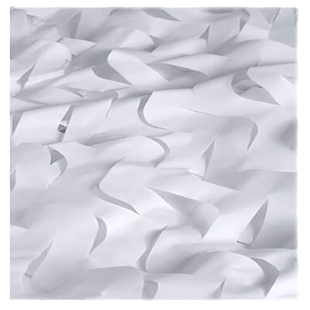 GERYUXA Camouflage NettingWoodland Camouflage Netting Camo Netting Army Camo Net for Camping, Backdrop Decoration, Hunting Shooting(White)-White 6x10m(20x33ft)