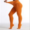 EVERSWE Women's 80 Den Soft Opaque Tights, Women's Tights (Small-Medium, Orange) view 2