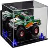 Better Display Cases Versatile Acrylic Display Case - Medium Rectangle Box with Mirror, Dark Blue Risers, Wall Mount and Clear Base 12" x 8.25" x 8" (V41/A004) view 1