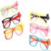 Fodattm Set of 6 Children Kids Cute Bowknot Glasses Frame Without Lenses Nerdy Retro Glasses Party Supplies view 1