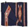 Circle Y Diamond R Double Weave Saddle Blanket Navy view 2