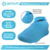 Get Out! Silicone Shoe Covers Rain Shoe Covers Reusable Over The Shoe Galoshes for Women Men, Lg Women 9.5-12 Men 8.5-11 view 4