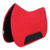 CHALLENGER Quilted Western Red Saddle Pad with Fleece Underside Padding  Durable Square Pad for Western Saddles, Shock-Absorbing Comfort  26 Spine x 16 Drop 39TS10RD view 1