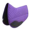 CHALLENGER Quilted Western Purple Barrel Saddle Pad with Fleece Underside Padding  Shock-Absorbing Comfort Training Pad  26 Spine x 17 Drop 39TS11PR view 1