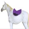 CHALLENGER Quilted Western Purple Barrel Saddle Pad with Fleece Underside Padding  Shock-Absorbing Comfort Training Pad  26 Spine x 17 Drop 39TS11PR view 2