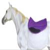 CHALLENGER Quilted Western Purple Barrel Saddle Pad with Fleece Underside Padding  Shock-Absorbing Comfort Training Pad  26 Spine x 17 Drop 39TS11PR view 3